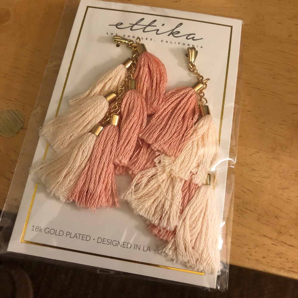 Ettika tassel earrings